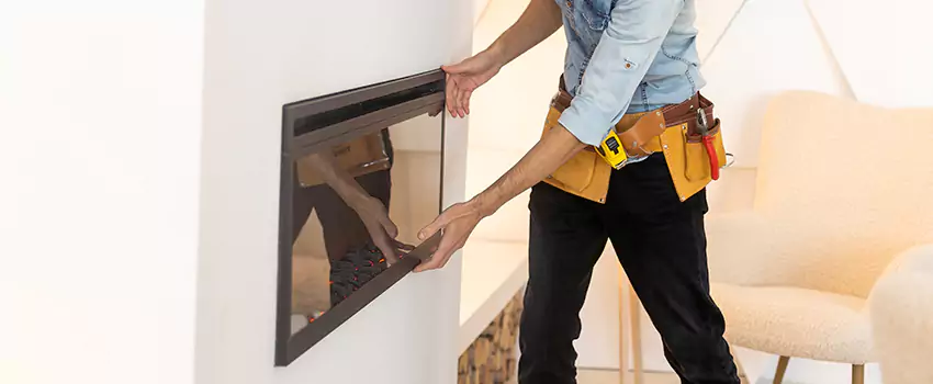 Metal Fireplace Installation in Natchez, Mississippi