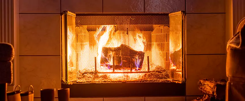 Mendota Hearth Landscape Fireplace Installation in Natchez, Mississippi