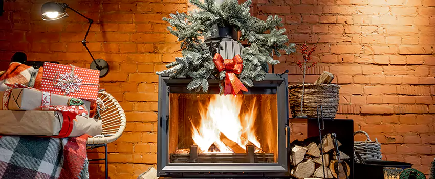 Travis Industries Linear Gas Fireplace Installation in Natchez, Mississippi